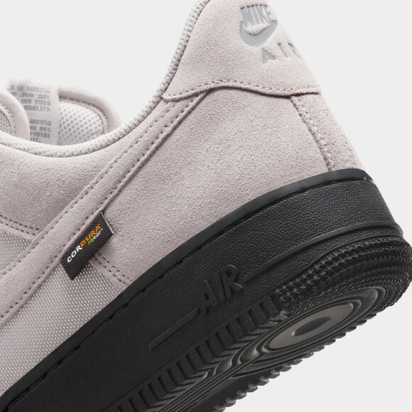 Nike Air Force 1 '07 Cordura Shoes Lt Iron Ore Black HQ3822-001 Men's 10 NEW - Picture 15 of 15